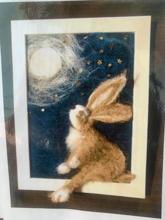 Moon Gazing Hare Needle Felting Workshop